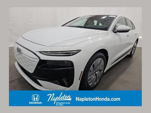 Glacier White 2025 Audi A6 e-tron Premium