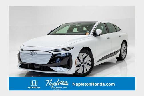 Glacier White 2025 Audi A6 e-tron Premium