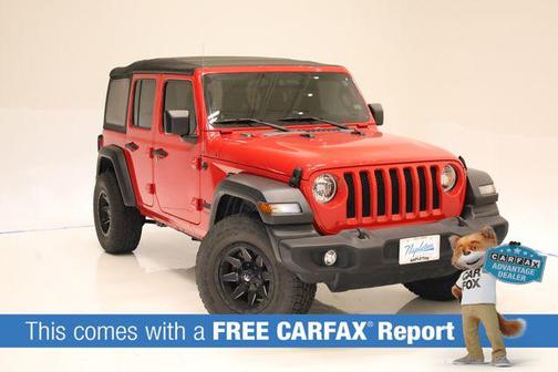 Firecracker Red Clearcoat 2022 Jeep Wrangler Unlimited Sport