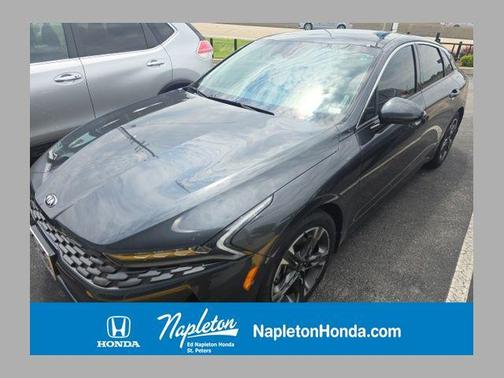Gravity Gray 2021 Kia K5 EX