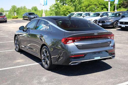Gravity Gray 2021 Kia K5 EX
