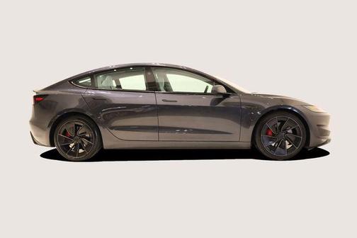 Stealth Gray 2025 Tesla Model 3 Performance