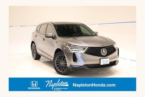 Liquid Carbon Metallic 2022 Acura RDX A-Spec Advance Package