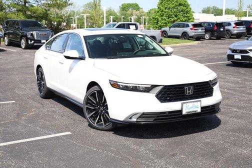 Platinum White 2026 Honda Accord Hybrid Touring