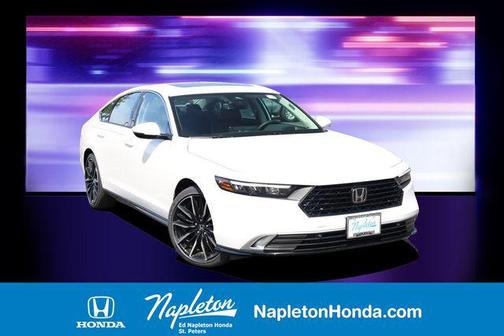 Platinum White 2026 Honda Accord Hybrid Touring