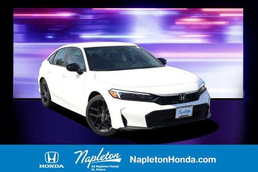 Platinum White Pearl 2026 Honda Civic Sport