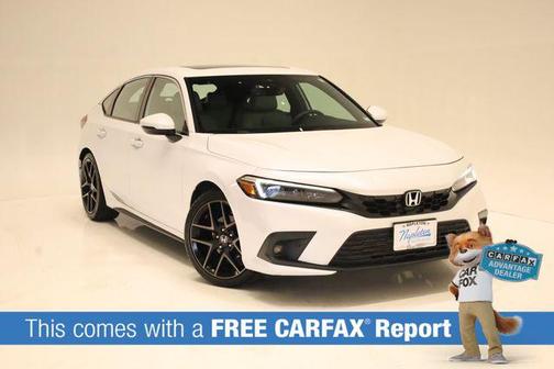 Platinum White Pearl 2023 Honda Civic Sport Touring