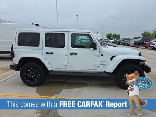 Bright White Clearcoat 2023 Jeep Wrangler 4xe Sahara