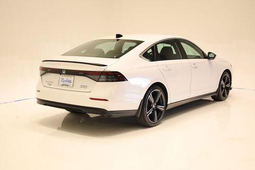 White 2025 Honda Accord Hybrid Sport