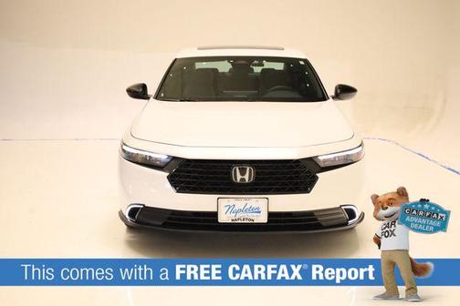 White 2025 Honda Accord Hybrid Sport
