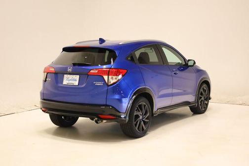 Aegean Blue Metallic 2021 Honda HR-V AWD Sport