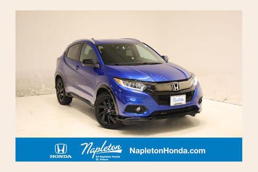 Aegean Blue Metallic 2021 Honda HR-V AWD Sport