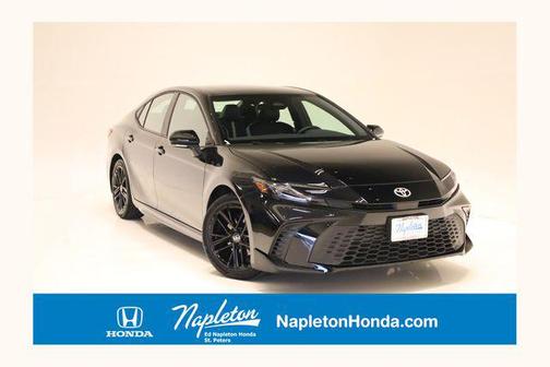 Midnight Black Metallic 2025 Toyota Camry SE