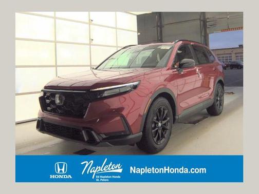Radiant Red Metallic 2026 Honda CR-V Hybrid Sport-L FWD