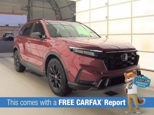 Radiant Red Metallic 2026 Honda CR-V Hybrid Sport-L FWD