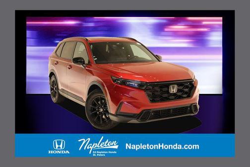Radiant Red Metallic 2026 Honda CR-V Hybrid Sport-L FWD