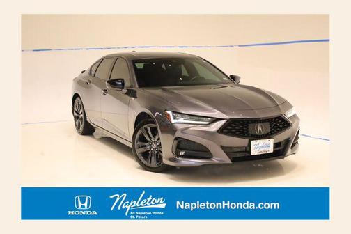 Modern Steel Metallic 2022 Acura TLX A-Spec