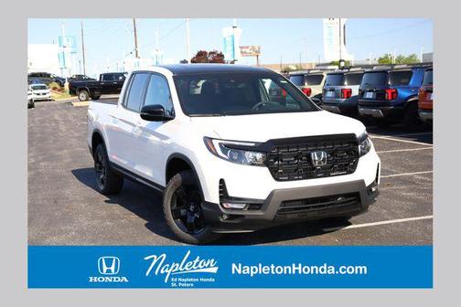 Platinum White Pearl 2026 Honda Ridgeline Black