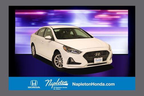 Quartz White Pearl 2019 Hyundai SONATA SE