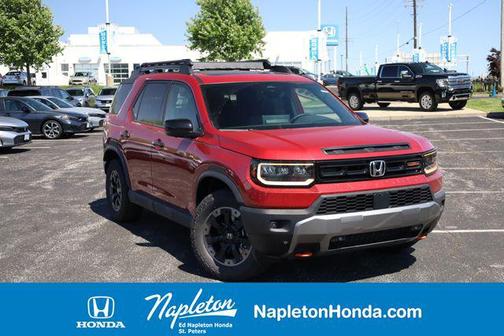 Radiant Red Metallic II 2026 Honda Passport AWD TrailSport Elite