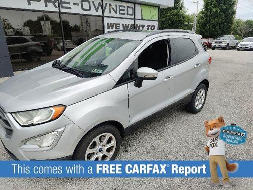Silver Metallic 2020 Ford EcoSport SE