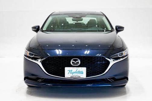 Deep Crystal Blue Mica 2025 Mazda Mazda3 FWD w/Preferred Package