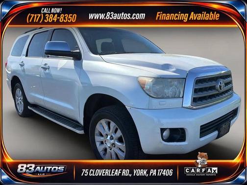 Blizzard Pearl 2014 Toyota Sequoia Platinum
