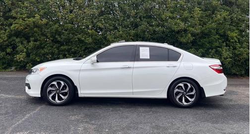 White Orchid Pearl 2017 Honda Accord EX-L