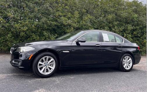 Black 2015 BMW 528 528i 4dr Sedan