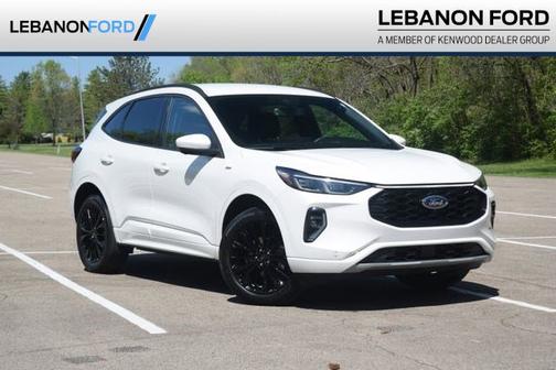 Star White Metallic Tri-Coat 2023 Ford Escape ST-Line Elite