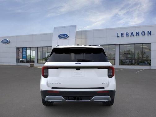 Star White Metallic Tri-Coat 2026 Ford Explorer Platinum