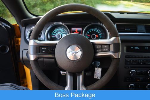 School Bus Yellow 2013 Ford Mustang Boss 302