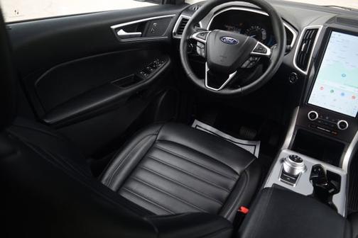 Atlas Blue Metallic 2021 Ford Edge SEL
