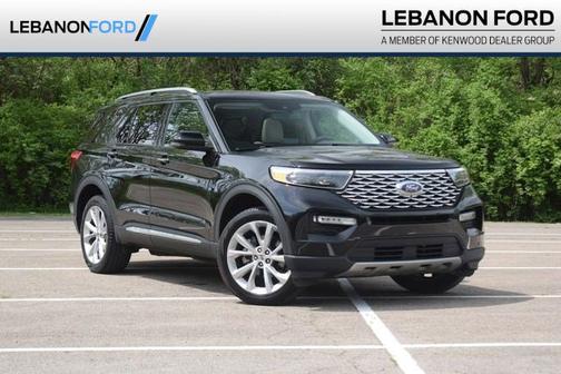 Agate Black Metallic 2023 Ford Explorer Platinum