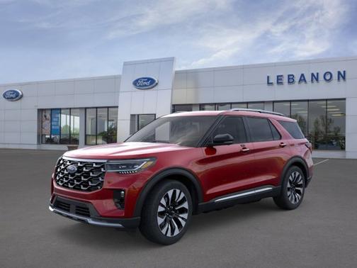 Rapid Red Metallic Tinted Clearcoat 2026 Ford Explorer Platinum
