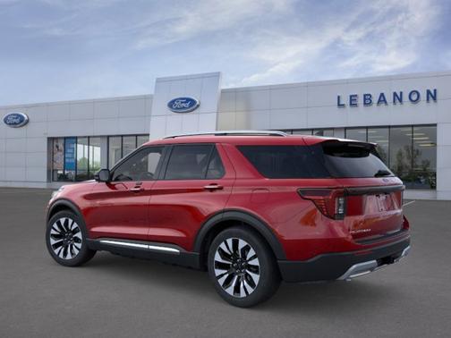 Rapid Red Metallic Tinted Clearcoat 2026 Ford Explorer Platinum