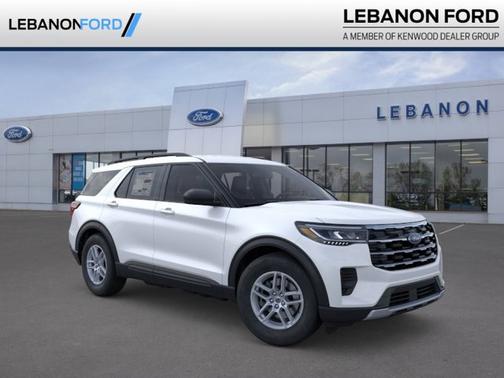 Star White Metallic Tri-Coat 2026 Ford Explorer Active w/200A Pkg