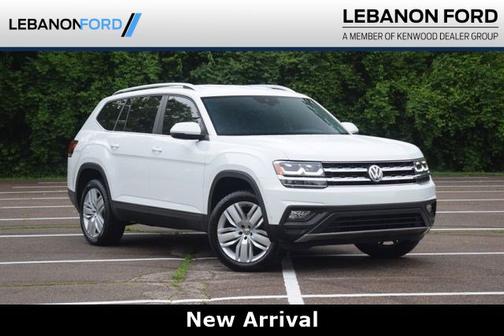 Pure White 2019 Volkswagen Atlas 3.6L V6 SE w/Technology
