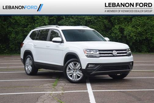 Pure White 2019 Volkswagen Atlas 3.6L V6 SE w/Technology