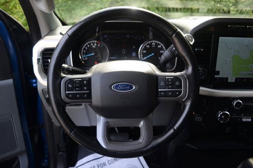 Velocity Blue Metallic 2021 Ford F-150 XLT