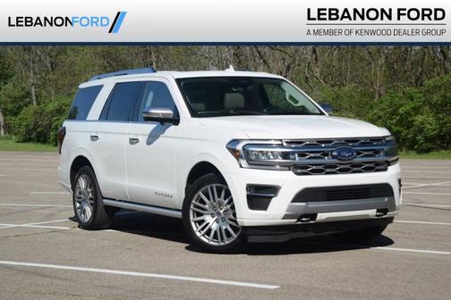 Star White Metallic Tri-Coat 2023 Ford Expedition Platinum