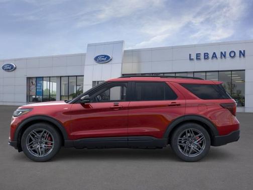 Rapid Red Metallic Tinted Clearcoat 2026 Ford Explorer ST-Line
