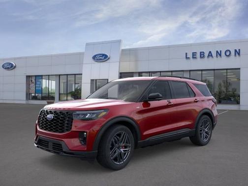 Rapid Red Metallic Tinted Clearcoat 2026 Ford Explorer ST-Line