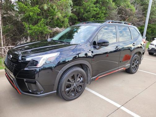 Crystal Black Silica 2022 Subaru Forester Sport