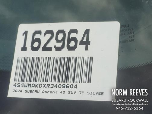 2024 Subaru Ascent Onyx Edition Limited