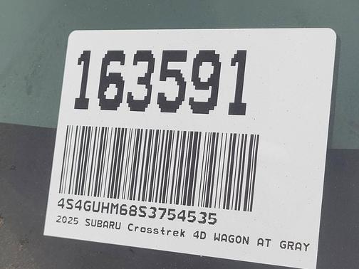 Magnetite Gray Metallic/Crystal Black Silica 2025 Subaru Crosstrek Limited