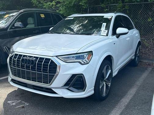 Ibis White 2021 Audi Q3 45 S line Premium