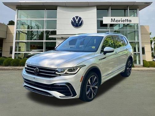 Opal White Pearl Effect 2023 Volkswagen Tiguan 2.0T SEL R-Line