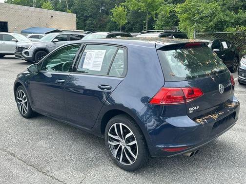 Night Blue Metallic 2016 Volkswagen Golf TSI SE 4-Door