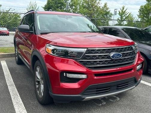 Red Metallic 2022 Ford Explorer XLT